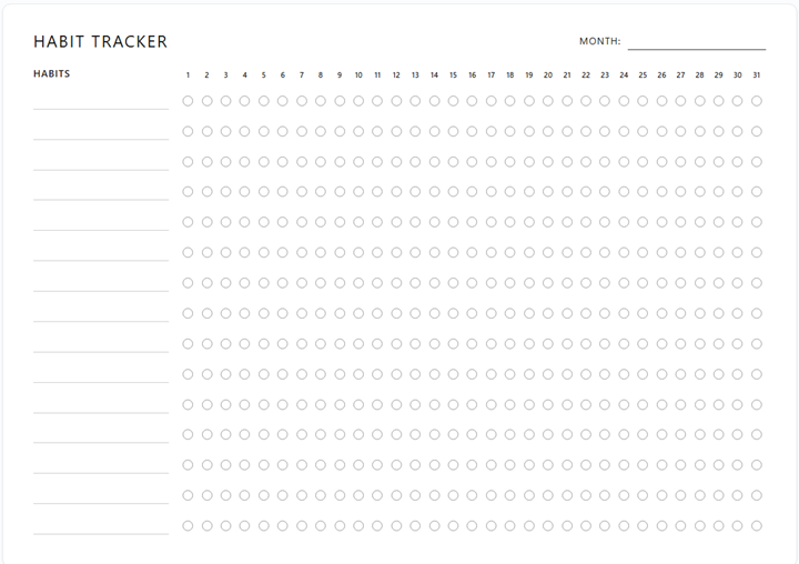 Habit Tracker Preview